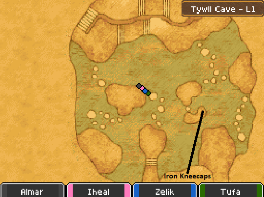 Tywll Cave L1 Map
